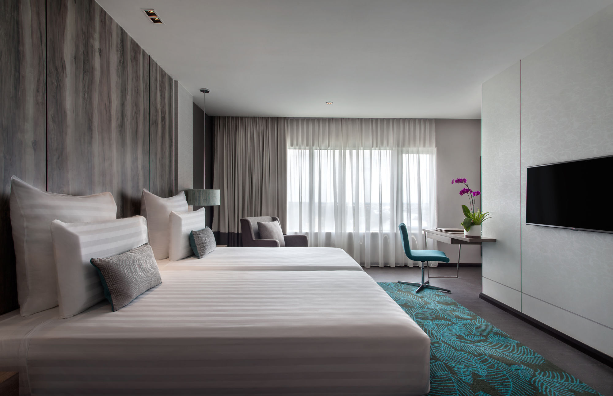 Pullman Miri Waterfront Hotell Eksteriør bilde Deluxe Room