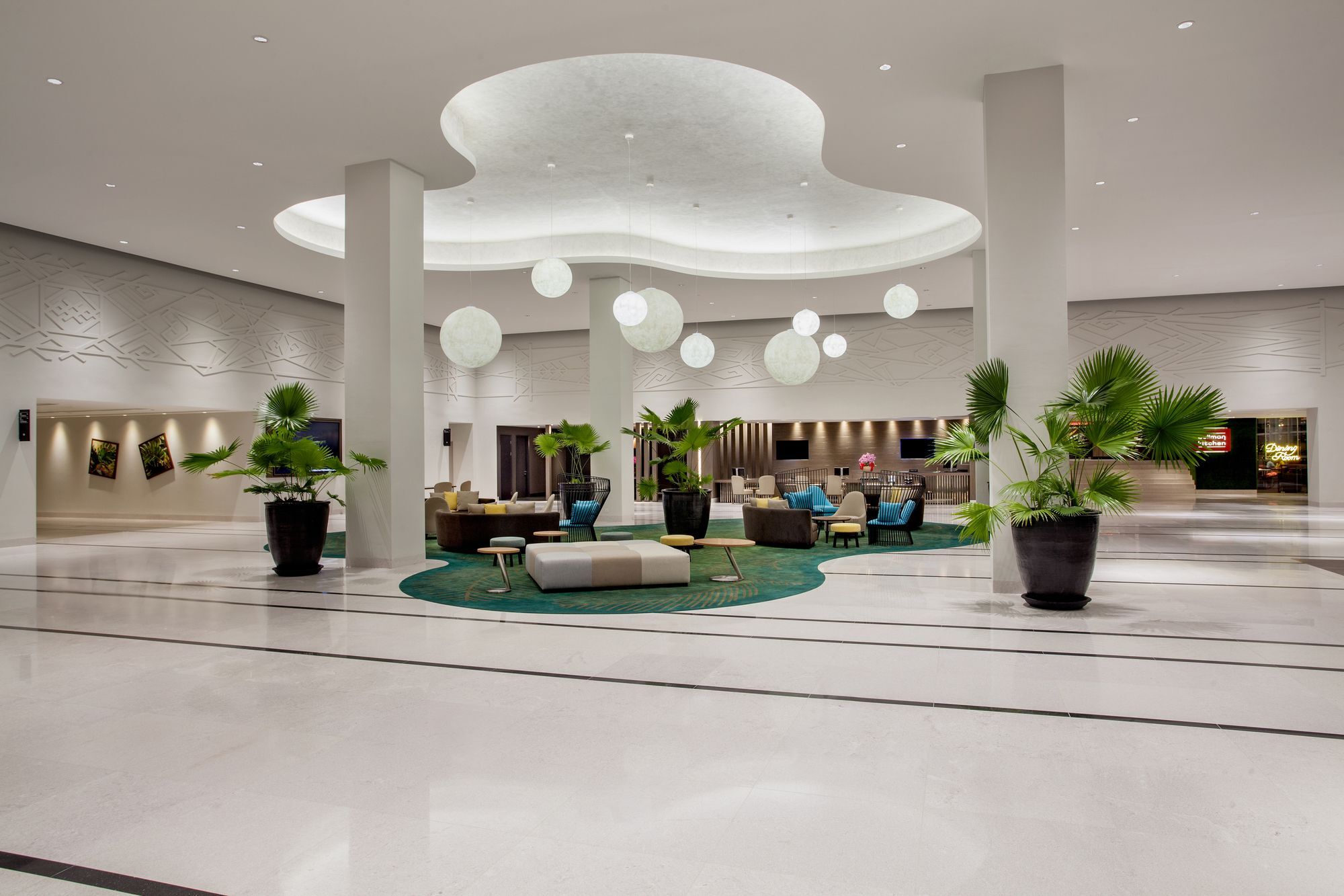 Pullman Miri Waterfront Hotell Eksteriør bilde Lobby
